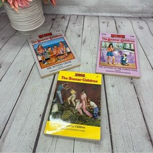 vintage 1990s The Boxcar Children Book Set paperback young readers